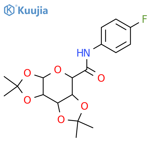 N-(4-fluorophenyl)-4,4,11,11-tetramethyl-3,5,7,10,12-pentaoxatricyclo[7.3.0.0^{2,6}]dodecane-8-carboxamide structure