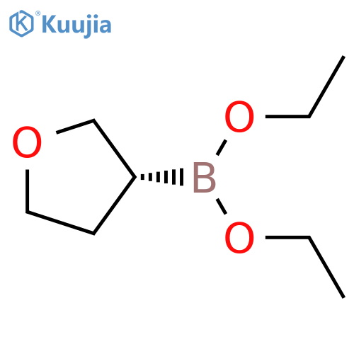 Boronic acid, [(3R)-tetrahydro-3-furanyl]-, diethyl ester (9CI) structure