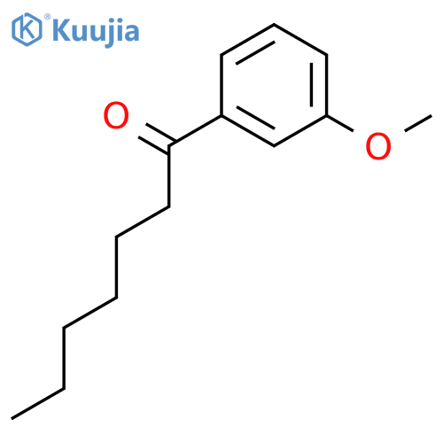 1-Heptanone,1-(3-methoxyphenyl)- structure