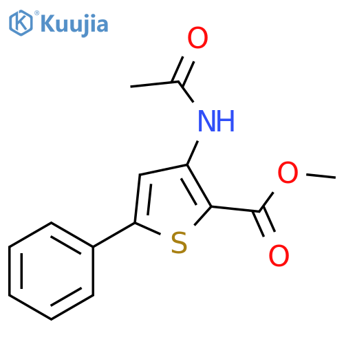 methyl 3-acetamido-5-phenylthiophene-2-carboxylate structure