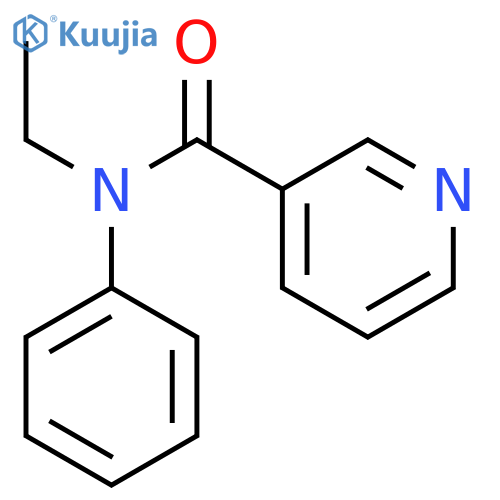 N-ethyl-N-phenylnicotinamide structure