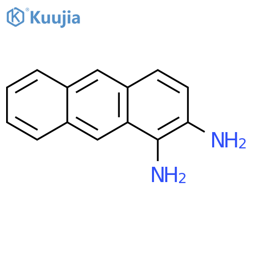 1,2-Anthracenediamine structure