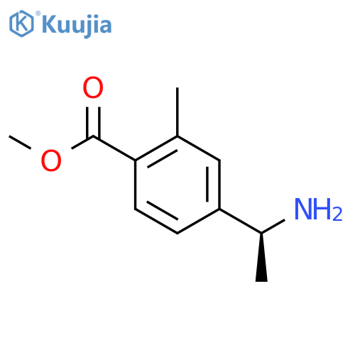 methyl 4-(1S)-1-aminoethyl-2-methylbenzoate structure