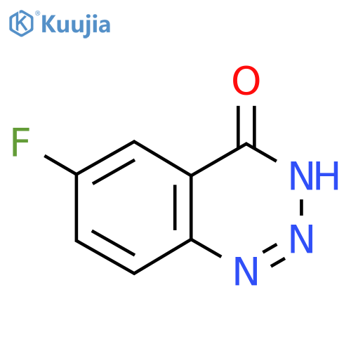 6-fluorobenzo[d][1,2,3]triazin-4(3H)-one structure