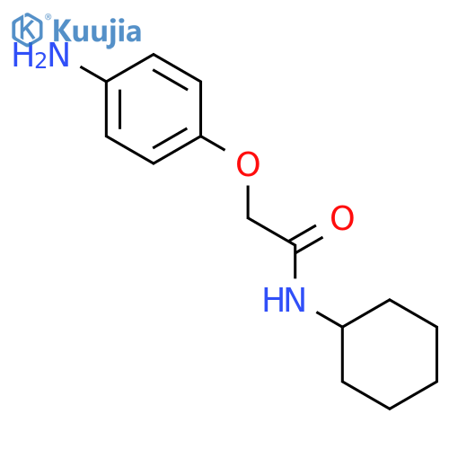 Acetamide, 2-(4-aminophenoxy)-N-cyclohexyl- structure