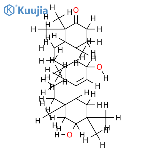11beta,21beta-dihydroxy-beta-amyrinone structure