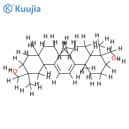 3alpha,21beta-dihydroxy-oleana-9(11),12-diene structure