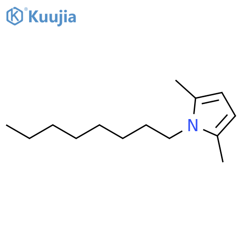 1H-Pyrrole, 2,5-dimethyl-1-octyl- structure