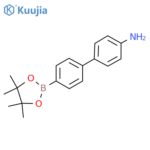 4'-(4,4,5,5-Tetramethyl-1,3,2-dioxaborolan-2-yl)-[1,1'-biphenyl]-4-amine structure