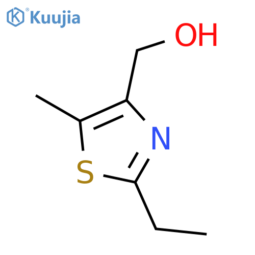 (2-ethyl-5-methyl-1,3-thiazol-4-yl)methanol structure