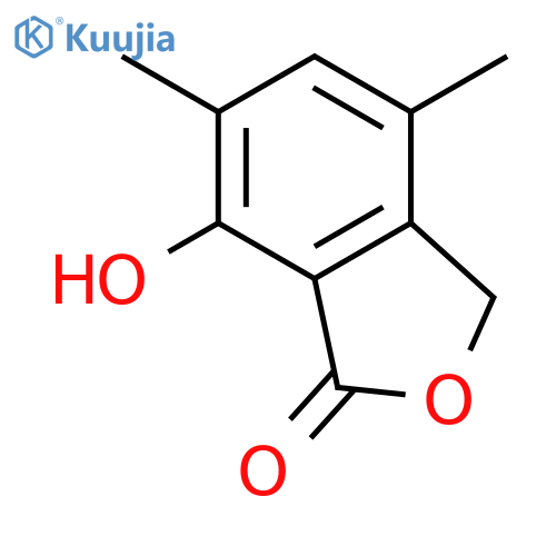 7-hydroxy-4,6-dimethyl-3h-2-benzofuran-1-one structure