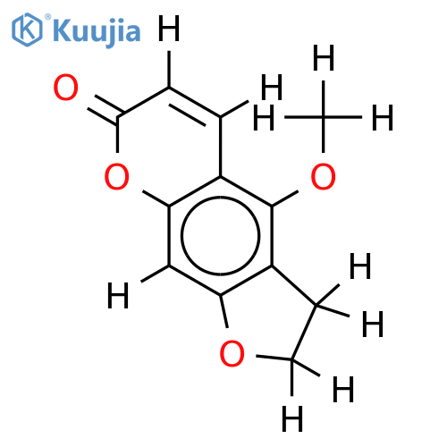4',5'-dihydro-5-methoxypsoralen structure