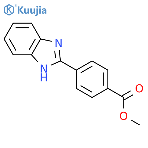 Benzoic acid, 4-(1H-benzimidazol-2-yl)-, methyl ester structure