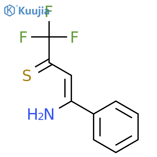 3-Butene-2-thione, 4-amino-1,1,1-trifluoro-4-phenyl-, (Z)- structure