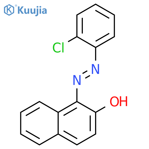 2-Naphthalenol, 1-[(1E)-2-(2-chlorophenyl)diazenyl]- structure
