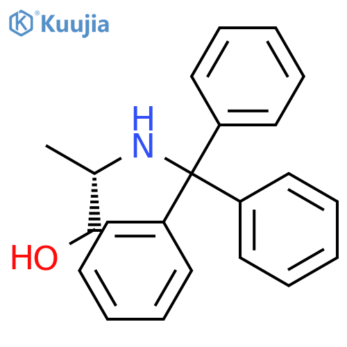 1-Propanol, 2-[(triphenylmethyl)amino]-, (S)- structure