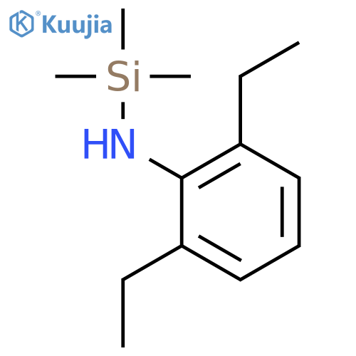 Silanamine, N-(2,6-diethylphenyl)-1,1,1-trimethyl- structure
