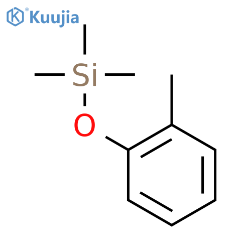 trimethyl(2-methylphenoxy)silane structure