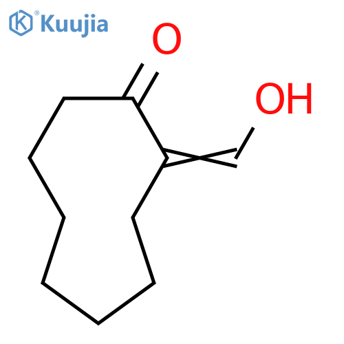 Cyclononanone, 2-(hydroxymethylene)- structure