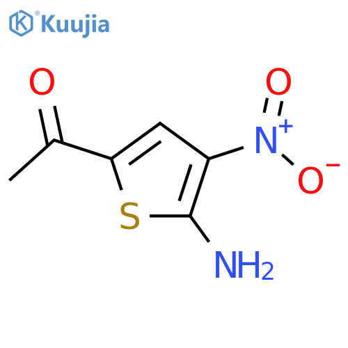 1-(5-amino-4-nitrothiophen-2-yl)ethan-1-one structure