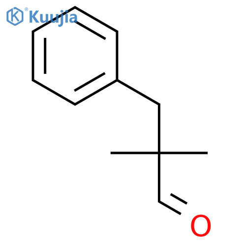 2,2-dimethyl-3-phenylpropanal structure