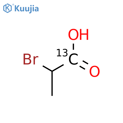 2-\u200bBromopropionic Acid-\u200b1-\u200b13C structure