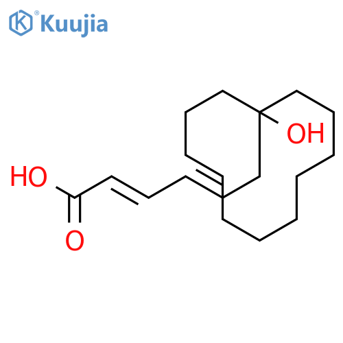 2,4-HEXADIENOIC ACID, 6-(1-HYDROXYCYCLODODECYL)-, (E,E)- structure