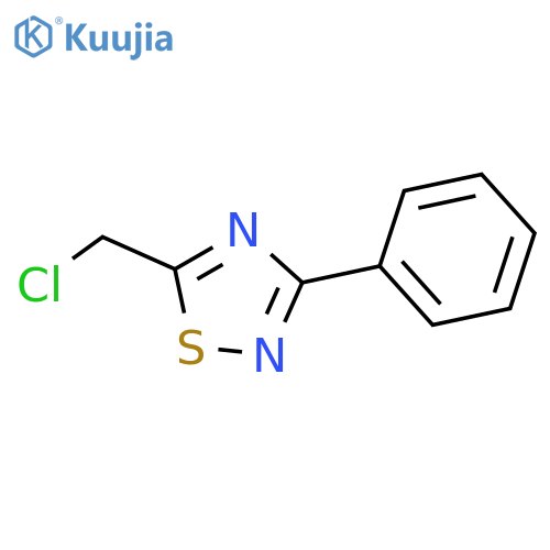 5-(Chloromethyl)-3-phenyl-1,2,4-thiadiazole structure