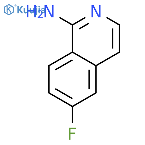 6-fluoro-1-Isoquinolinamine structure