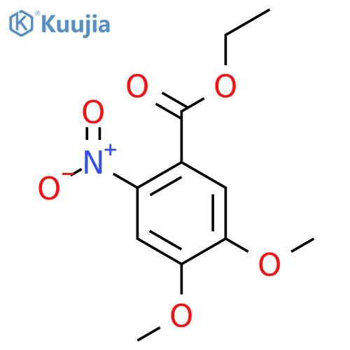 Ethyl 4,5-dimethoxy-2-nitrobenzoate structure