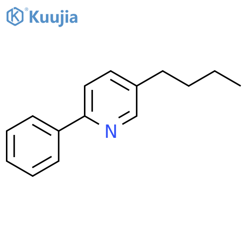 5-Butyl-2-phenylpyridine structure