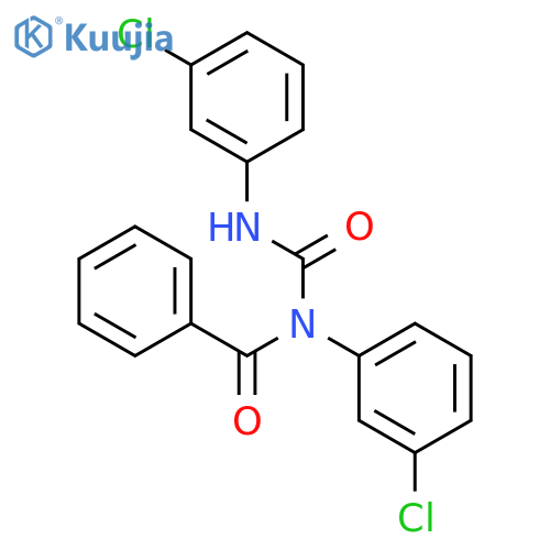 Benzamide, N-(3-chlorophenyl)-N-[[(3-chlorophenyl)amino]carbonyl]- structure