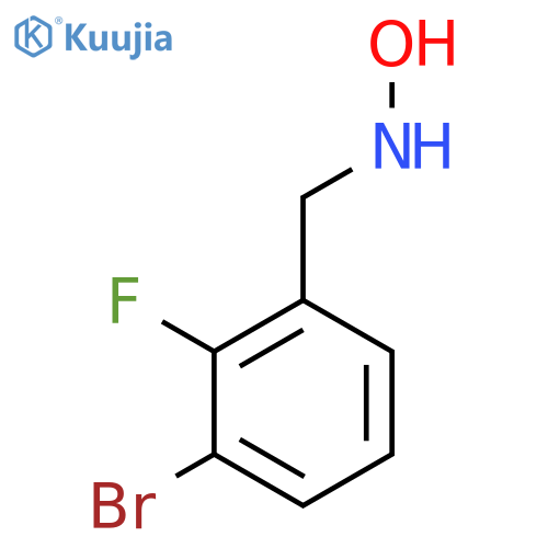 N-(3-bromo-2-fluorophenyl)methylhydroxylamine structure