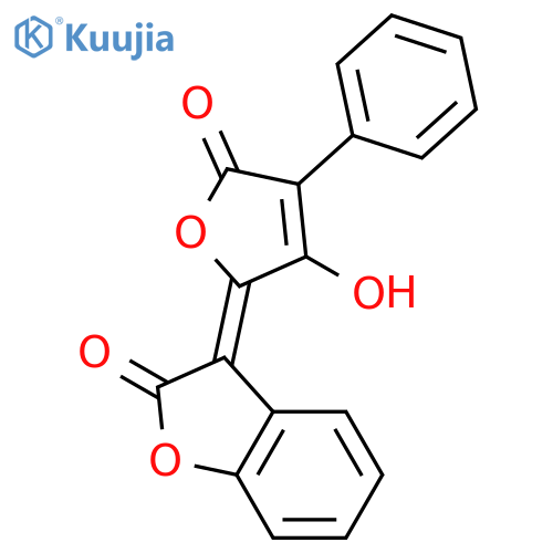 2(3H)-Benzofuranone,3-(3-hydroxy-5-oxo-4-phenyl-2(5H)-furanylidene)- structure
