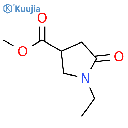 Methyl 1-ethyl-5-oxopyrrolidine-3-carboxylate structure
