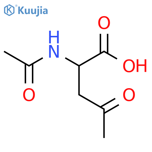 Levulinic acid, 2-acetamido- (6CI) structure