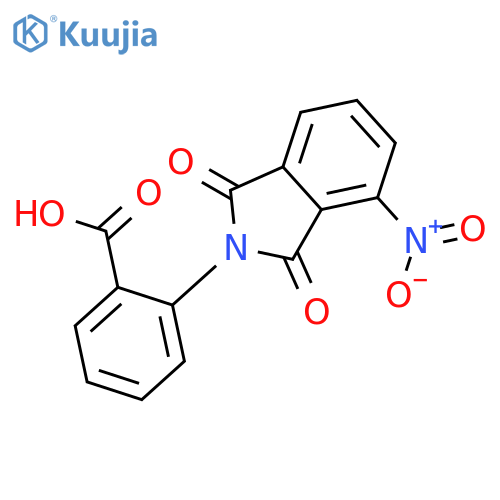 2-(4-Nitro-1,3-dioxo-1,3-dihydro-2H-isoindol-2-yl)benzoic acid structure