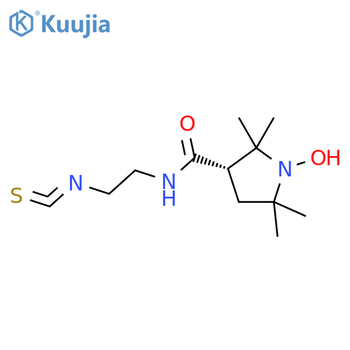 1-Pyrrolidinyloxy,3-[[(2-isothiocyanatoethyl)amino]carbonyl]-2,2,5,5-tetramethyl- structure