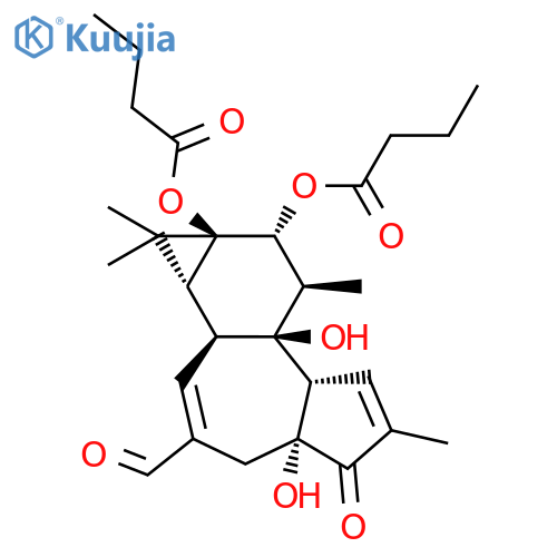 20-Oxo-20-deoxyphorbol 12,13-dibutyrate structure