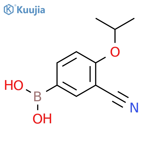 3-Cyano-4-isopropoxyphenylboronic acid structure