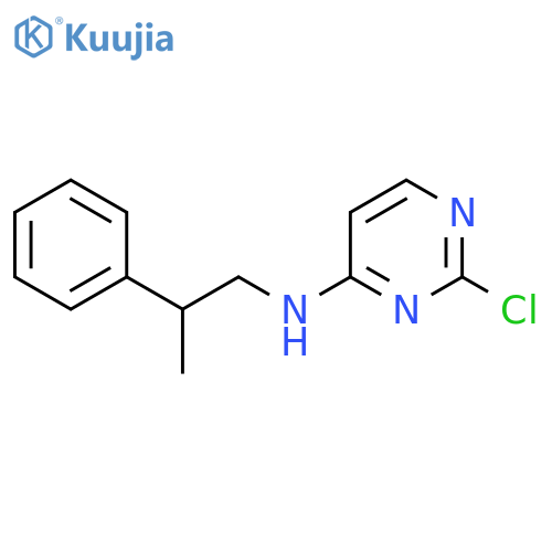 2-chloro-N-(2-phenylpropyl)pyrimidin-4-amine structure