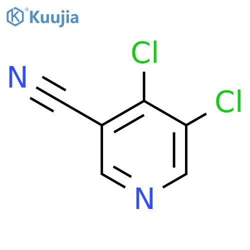 4,5-dichloro-3-Pyridinecarbonitrile structure