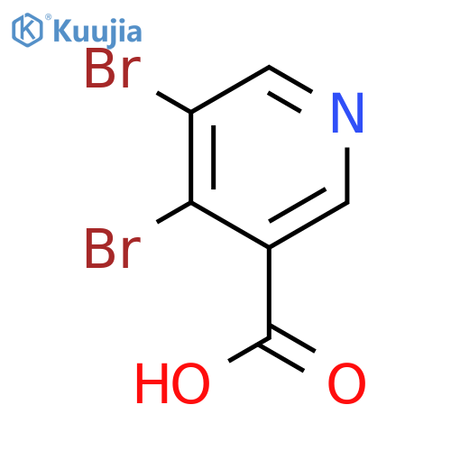 4,5-Dibromonicotinic acid structure