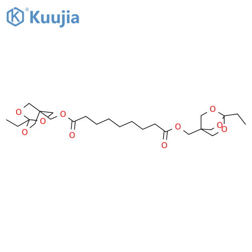 Nonanedioic acid, bis[(1-ethyl-2,6,7-trioxabicyclo[2.2.2]oct-4-yl)methyl] ester structure