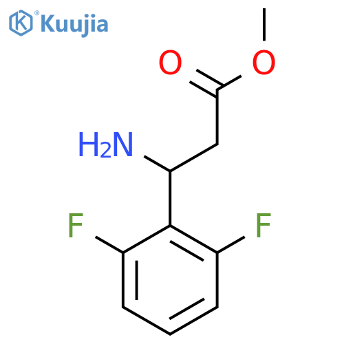 methyl 3-amino-3-(2,6-difluorophenyl)propanoate structure