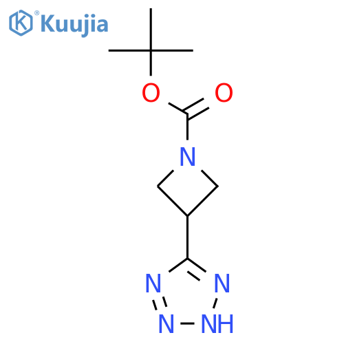tert-butyl 3-(2H-1,2,3,4-tetrazol-5-yl)azetidine-1-carboxylate structure