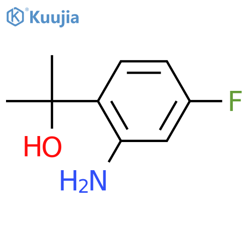 2-(2-Amino-4-fluorophenyl)propan-2-ol structure