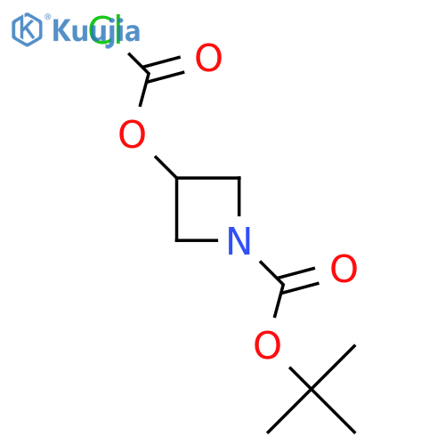 Tert-butyl 3-[(chlorocarbonyl)oxy]azetidine-1-carboxylate structure