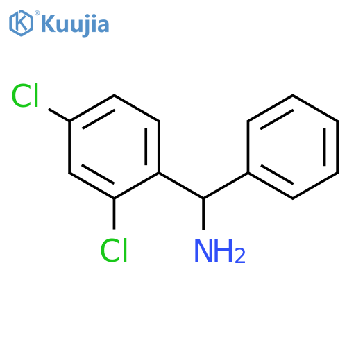 (2,4-dichlorophenyl)(phenyl)methanamine structure