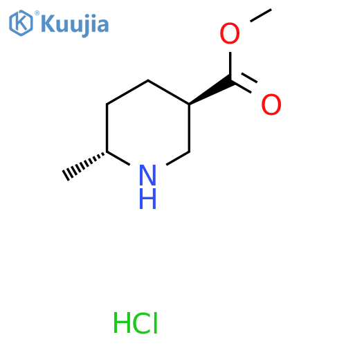 Methyl trans-6-Methylpiperidine-3-carboxylate Hydrochloride structure